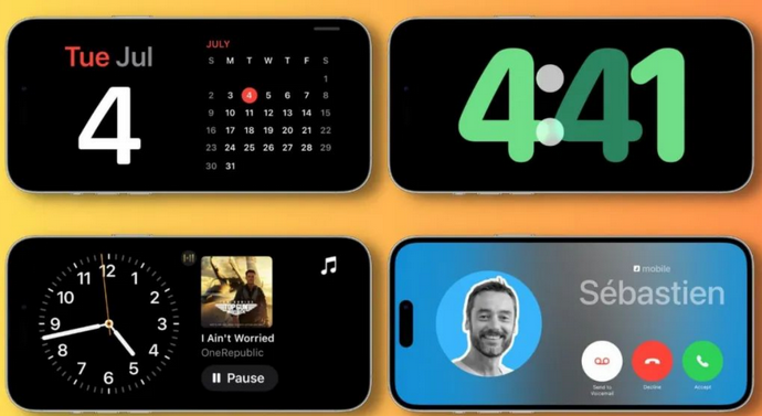 昌都苹果手机维修分享iOS17横屏充电待机显示有什么好处 