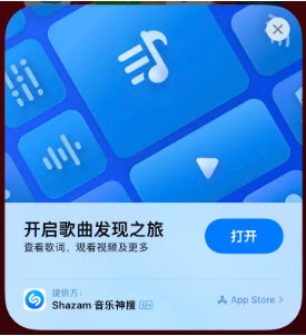 昌都苹果14维修站分享iPhone14音乐识别功能使用方法 